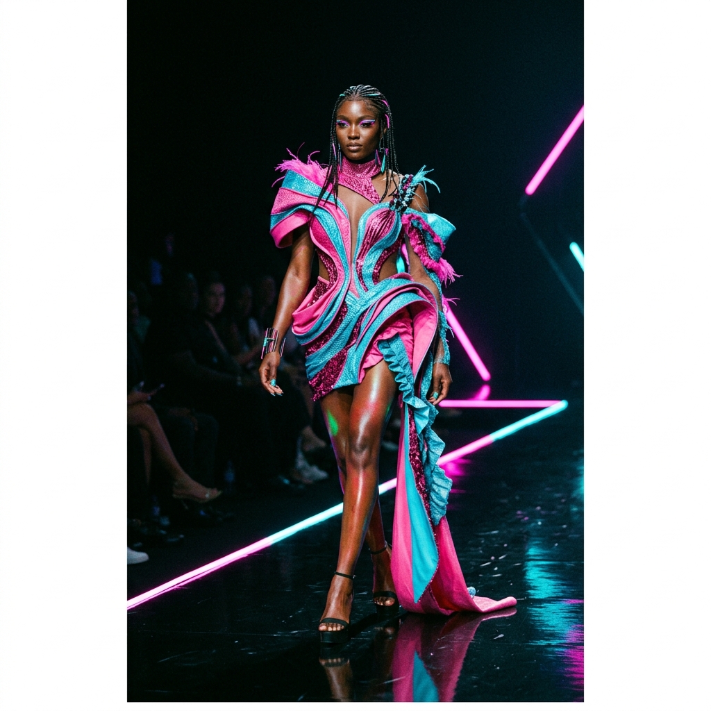 Runway Fashion Model